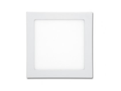 LED panel 12 W, krytí IP20 - pro vnitřní prostředí, rozměry 17 x 17 cm, montážní otvor 155 x 155 mm, svítivost 860 lm, 2 700 K, barva světla teplá bílá, čtvercové svítidlo vestavné, materiál hliník/plast, barva rámu BÍLÁ standard, včetně pružin a trafa