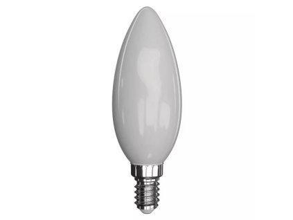 LED žárovka EMOS Filament Candle 4W E14, 2700K energetická třída A++, matná, náhrada klasické žárovky 40 W. Skladem na toplux.cz za akční cenu
