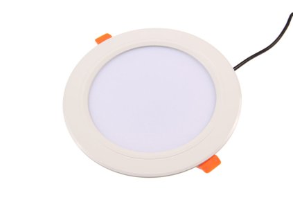 LED podhledové svítidlo 12 W, IP20 - vhodné do interiéru, integrovaný RGBW přijímač, svítivost až 1080 lm, rozměry 180 × 38 mm (p/v), střídání a prolínání barev, teplota chromatičnosti 2 700 - 6 500 K