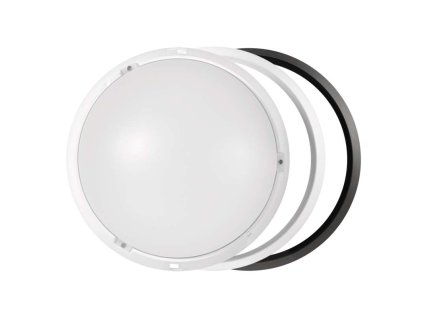 LED svítidlo 14 W, krytí IP54 - vhodné do interiéru i exteriéru, rozměry: ∅ 215 x 80 mm, náhrada za žárovku 75 W, svítivost 1 000 lm, barva světla teplá bílá, 3 000 K, kruhové svítidlo přisazené, materiál: plast (PC)