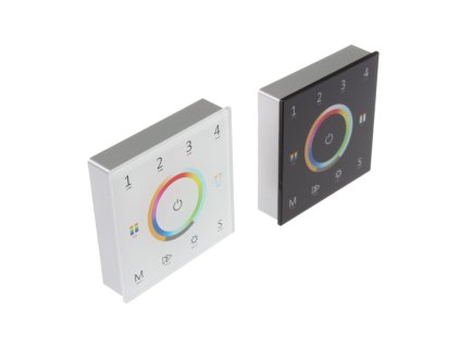 LED dálkový ovladač dimLED OV WRF-ALLMIX-4CH je bezdrátový radiofrekvenční ovládací systém, jednoho ovladače a několik přijímačů. S jedním ovladačem lze ovládat nezávisle 4 zóny, která se může skládat z několika přijímačů. Tyto přijímače se po sehrání na jednotlivé předvolbě na ovladači ovládají jako jedna sekce. Ovladač dimLED OV WRF-ALLMIX-4CH ALLMIX lze použít pro ovládání jednobarevných, CCT, RGB nebo RGBW LED pásků. Jedním ovladačem tedy můžete například ovládat jak jednobarevné LED pásky, tak i RGB LED pásky, aniž byste museli mít 2 různé ovladače. Přijímač může být ukrytý (za zdí, sádrokartónem či ve skříni), není nutná přímá viditelnost přijímače pro ovladač. Ovladač nabízíme ve dvou barevných variantách - černá a bílá Vlastnosti a výhody systému dimLED: Stmívání je stabilní a spolehlivé, dosah ovladače ≤ 30M. Stmívání v rozmezí 0-100%, stmívání měkké, bez blikání. Při zapnutí dojde k pozvolnému rozsvícení, při vypnutí dojde k pozvolnému setmění.