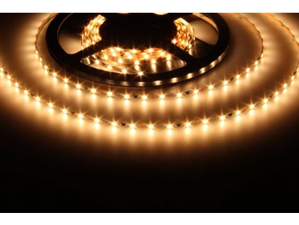 Ultra tenký LED pásek 12MINI 7,5W/m 78LED/m WW 2700K až 3000K teplá bílá barva světla, úzký 3,5mm