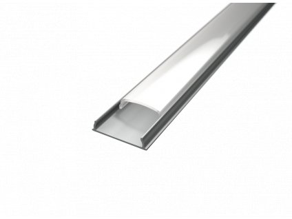 Surface-5 - ohebný nástěnný hliníkový profil 17x4mm - 2m chladící LED ALU tvarovatelná lišta pro LED pásek. Skladem na Toplux