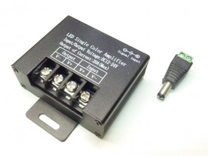 Jednokanálový zesilovač LED signálu AMP7. TopLux Praha skladem