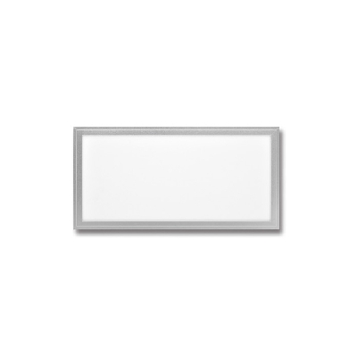 Ecolite Stříbrný vestavný LED panel ZEUS 24W 30x60 denní bílá 4000K do rastrového podhledu LED-GPL44-24