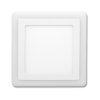 Bílý LED panel Ecolite DUO 12W 2v1 vestavný čtvercový LED-DUO-S12W