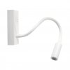 LED nástěnné svítidlo TONIL 3,3W bílé barvy s ohebným krkem, hlavici s vestavěným LED modulem a optickou čočku 32523 za akční cenu, skladem na TopLux.cz