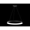 Chytré kruhové LED svítidlo IMMAX NEO LIMITADO 60W průměr 39cm černý Designový lustr lanka bílý prsten stmívatelné telefon tablet aplikace iOS Android