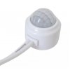 Pohybové PIR čidlo na 12V a 24V pro LED pásky, nastavitelný senzor s DC konektorem přisazené. Skladem na Toplux