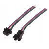RGB spojovací sada 2 vodiče s konektorem click 4 pin