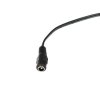 DC konektor napájecí s kabelem černý 24cm samice Rozměr zástrčky a zásuvky je 2,1/5,5mm Celá délka cca 24 cm Max. zátěž 5A