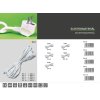 Prodlužovací kabel 5m bílý pohyblivý přívod prodlužovák spojika TopLux Osvětlení Praha velký výběr nízké ceny skladem foto parametry