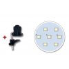 LED lampička Adept 8W černá s kloubem L50164-LED/CR