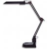 černá stolní kancelářská LED lampa na psací stůl s klipem šroubovací svorkou