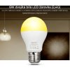 CCT LED žárovka Mi-Light FUT017 Dual White E27 6W A57 velký závit s regulovatelnou nastavitelnou barvou světla, MiBoxer pro dálkový ovladač apikaci na mobil