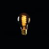 Industriální Vintage styl, Edison retro LED filament spirálové vlákno a jantarové kouřové sklo Žárovka s velkým klasickým závitem E27 klasická žárovka 33516