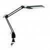 Kancelářská stolní černá lampa LED 5W Kanlux Heron pantograf s šroubovým uchycením ke stolu