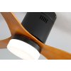 NEO, smart, větrák, ventilátor, Tuya, chytrá domácnost, ovladač, aplikace, LED,Immax,černé, tmavé dřevo, VENTO, stropní, přisazené, WiFi, CCT