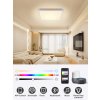 Designové CCT+RGB stropní LED svítidlo IMMAX NEO LITE TUDO 40cm 50W, hlavní regulovatelné a stmívatelné světlo s pocitovým náladovým barevným Designové CCT+RGB stropní LED svítidlo IMMAX NEO LITE TUDO 40cm 50W, hlavní regulovatelné a stmívatelné světlo s pocitovým náladovým barevným podsvícením
