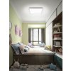 Designové CCT+RGB stropní LED svítidlo IMMAX NEO LITE TUDO 40cm 50W, hlavní regulovatelné a stmívatelné světlo s pocitovým náladovým barevným podsvícením