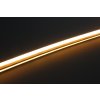 NEON 6x12mm Silikonový bílý ohebný profil pro LED pásek, IP67 SIDE view (metráž)