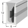 Flexibilní a ohebný bílý NEON profil S0612 – možnost tvarování pro kreativní světelné linie a dekorační osvětlení.