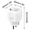 Chytrá dálkově ovládaná zásuvka EU přes mobilní aplikaci na WIFI, bluetooth, TUYU, Philips HUE, IMMAX NEO, LIDL Livarno, APPLE homekit, IKEA TRÅDFRI a další
