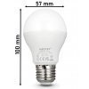 RGB+CCT LED žárovka MiBOXER FUT014 barevná + bílá E27 6W A57 velký závit s regulovatelnou nastavitelnou barvou světla a barevnými režimy pro dálkový ovladač