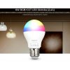 RGB+CCT LED žárovka MiBOXER FUT014 barevná + bílá E27 6W A57 velký závit s regulovatelnou nastavitelnou barvou světla a barevnými režimy pro dálkový ovladač