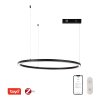 Immax NEO FINO NEW Smart závěsné svítidlo 1 kruh, 80cm, 60W, černé, Zigbee 3.0 07215L