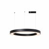 Chytré kruhové stropní LED svítidlo IMMAX NEO PASTEL 07211L 68W průměr 95m černé.Designový závěsný lustr kulatý do aplikace iOs Android do mobilu tablet
