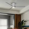 Immax NEO LITE FRESH Smart LED stropní svítidlo s ventilátorem 18W/40W Tuya WiFi stříbrné 07135-S