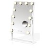 LED stolní kosmetické zrcadlo Immax MUST HAVE s magnetickým zvětšovacím zrcátkem 12W, CCT