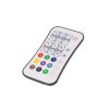 Dálkový ovladač pro dimLED přijímač na ovládání SPI programovatelných digitálních LED pásků RGBW / RGBIC, Bílý ovladač na baterii CR2032 s držákem na zeď.