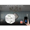 WIFI a rádiový přijímač pro stmívání LED svítidel a panelů, stmívač a spínač do KU68 na 230V TRIAK AC 240W zatížení 1,36A do aplikace a na dálkové ovládání.