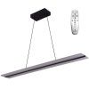 DIMO černé 50W 100cm CCT lineární závěsné LED svítidlo s dálkovým ovladačem