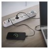 Prodlužovací kabel 3 m / 5 zásuvky / s vypínačem / bílý / 1×USB-A + 1×USB-C / 1,5 mm2
