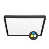 TERY W008-CCT/32W/CR 40cm černý lem IP40 Stropní čtverec LED svítidlo 3840lm