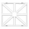 LED panel TERY čtvercový 50 cm s přepínáním barvy světla pro moderní interiér.
