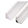 Rohový malý bílý LED profil 16mm