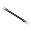 COB RGB 10mm spojka s kabelem – přípojka pro RGB COB LED pásek, 12×16 mm konektor, 12 cm kabel, zatížení 5 A