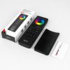 Elegantní RF radarový dálkový ovladač bílý magnetický MiBoxer pro barevné RGB a RGB+W a RGB+CCT LED pásky na, čtyři samostatné zóny, velký dosah 30m.