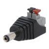 d837 DC konektor samec JACK 2,1 x 5,5 mm