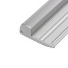 LED profil ST2 stříbrný schodišťový nášlap na hranu schodu