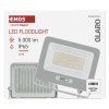 LED reflektor GLARO 50W, bílý, IP65, 5000 lm, neutrální bílá