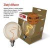 LED žárovka DECO CG125A / E27 / 4,5 W (24 W) / 240 lm / flame