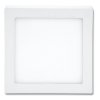 LED panel 18 W, krytí IP20 - pro vnitřní prostředí, rozměry 22,5 x 22,5 x 3 cm, svítivost 1 530 lm, 2 700 K, barva světla teplá bílá, čtvercové svítidlo přisazené, materiál hliník/plast, barva rámu BÍLÁ standard, včetně pružin a trafa