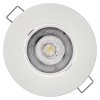 Bílé LED bodové svítidlo EMOS Exclusive 5W vestavné, teplá bílá ZD3121. TopLux Praha skladem