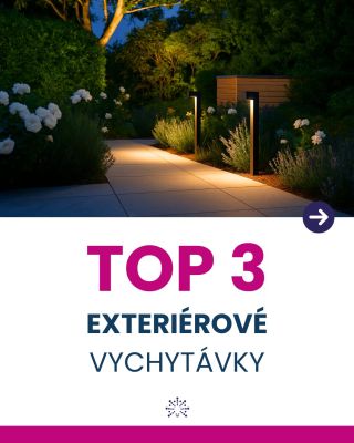 ⭐ TOP 3 exteriérové vychytávky. Jaká z nich je pro vás nejvíce užitečná? Dejte nám vědět do komentářů! ⬇️✏️ #toplux...