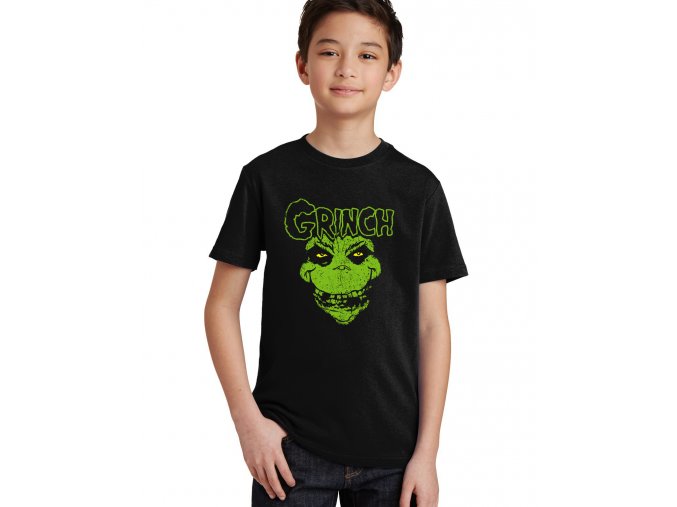 Dětské tričko The Grinch Obličej
